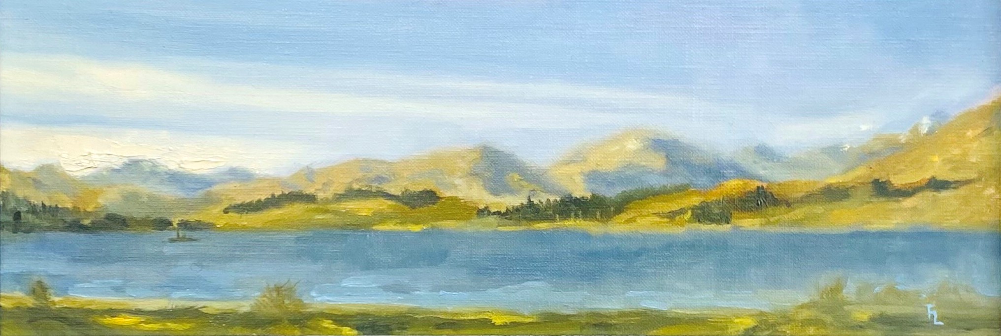 'Skyline Over Loch Tulla' by artist Fiona Longley